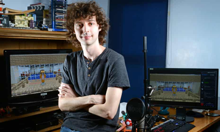 Joseph Garrett in his home studio. ‘I don’t want to come across as patronising.’