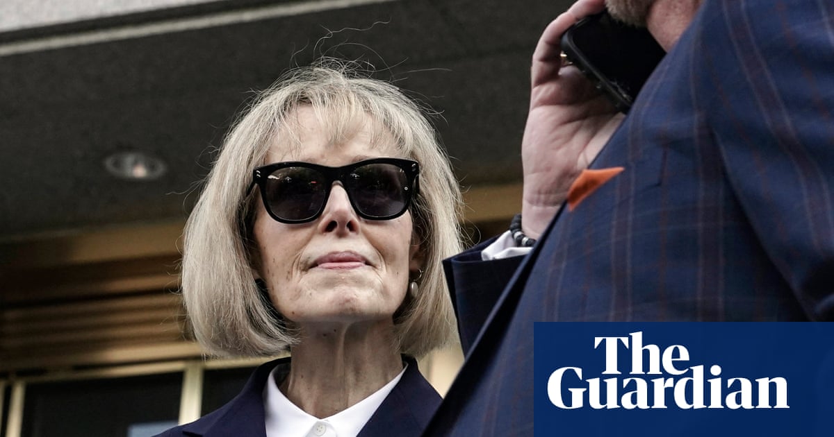 E Jean Carroll: ‘invincible old lady’ tells Trump rape trial of years of suffering