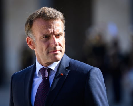 Emmanuel Macron, president of the French Republic, pictured attending an event earlier this month.