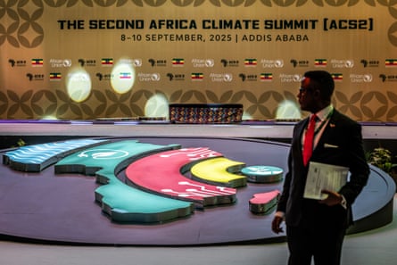 A delegate at the summit