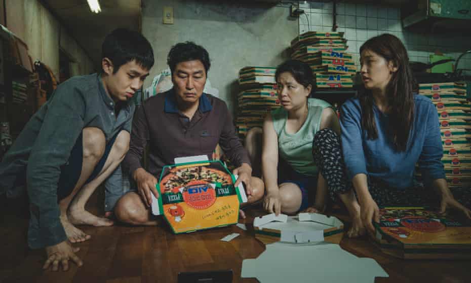A still from the South Korean film, Parasite.