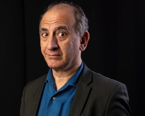 Armando Iannucci photographed recently.