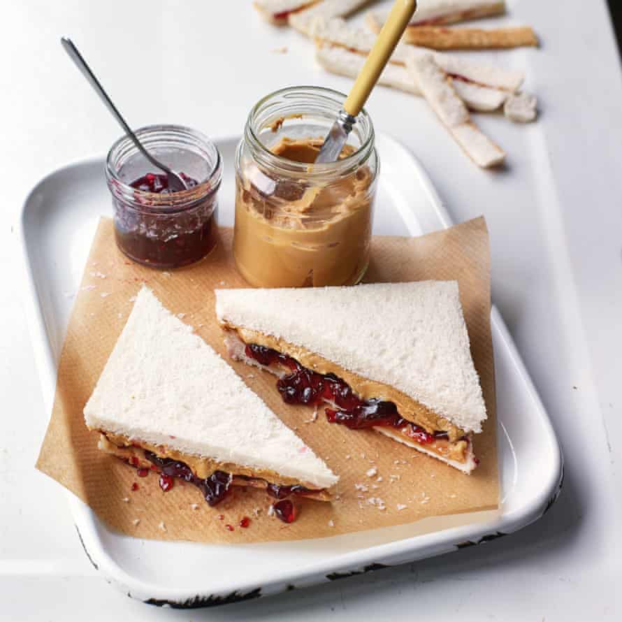 Peanut butter and jelly sandwich by Claire Ptak.