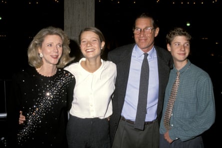 Blythe Danner, Gwyneth, Bruce and Jake Paltrow in 1991.