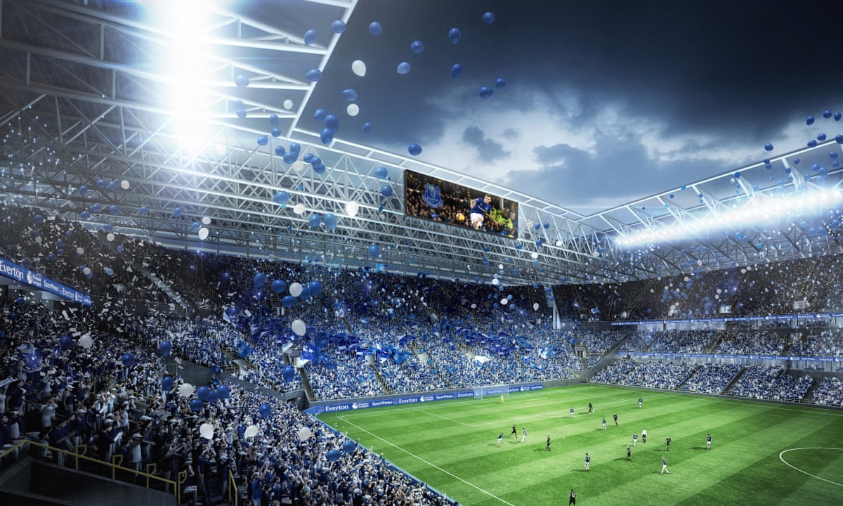 Everton Unveil Plans For 500m New Stadium In Liverpool Docklands Area Football The Guardian