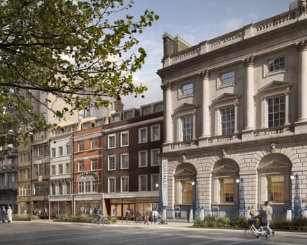 A rendering of the new Courtauld Institute entrance.