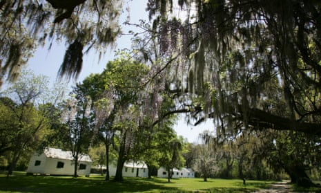The history of American racism is visible at almost every turn in Charleston, South Carolina. The cabins at Magnolia Plantation and Gardens in the city were originally used by slaves.