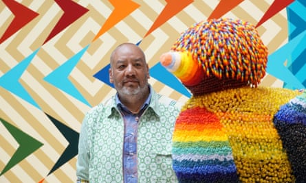 ‘Kitsch and queer and novelty and craft are central in my practice’ … Jeffrey Gibson in the US pavilion.