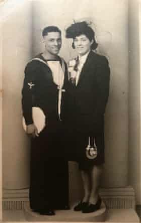 Michael Boyle’s parents, Joseph and Rachel Boyle, at their wedding in 1942.