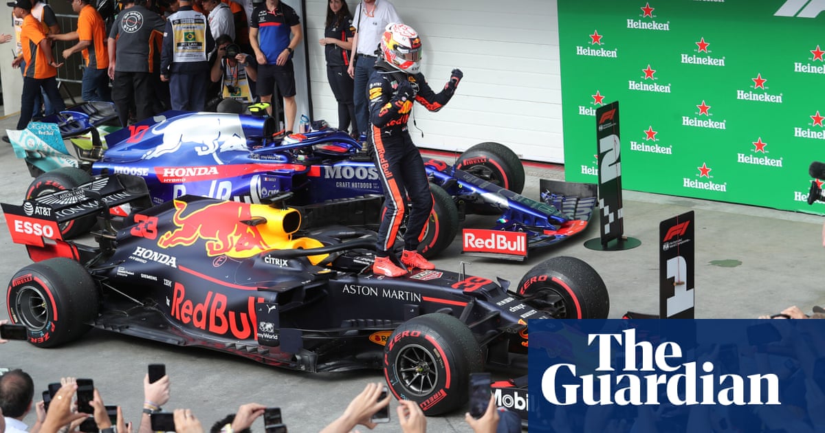 Max Verstappen says its a shame crash cost Red Bull teammate podium finish - video