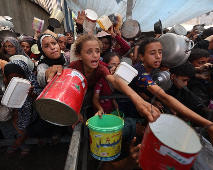 UN agency says Israel blocking delivery of ‘warehouses full of food’ to Gaza – Middle East crisis live