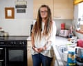 Sarah Killick standing in her kitchen