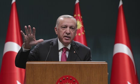 Erdoğan in Ankara on Monday