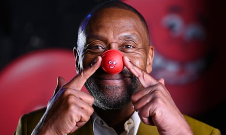 Sir Lenny Henry backstage during Comic Relief Live at the London Palladium earlier this year.