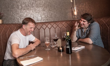 Portrait of Tony and Tom laughing
