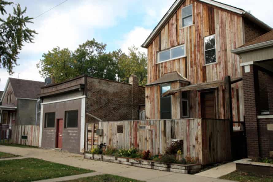 The Archive Library building, part of Gates’s Dorchester Projects, Chicago.