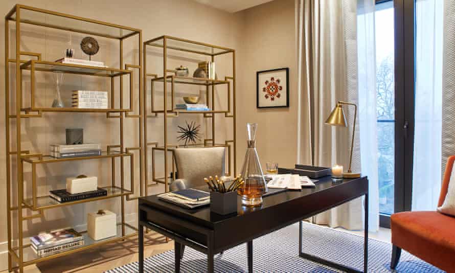 A bookshelf styled by Taylor Howes Designs.