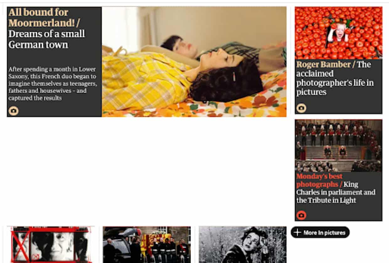 Unusually large gaps on front pages observed in an early prototype