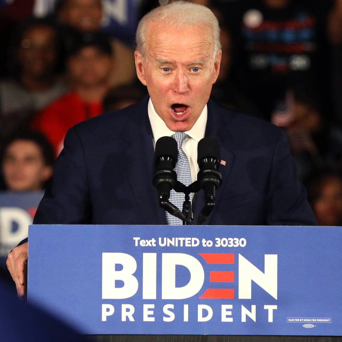 Super Biden sets up showdown with South Carolina win | US elections 2020 | The Guardian