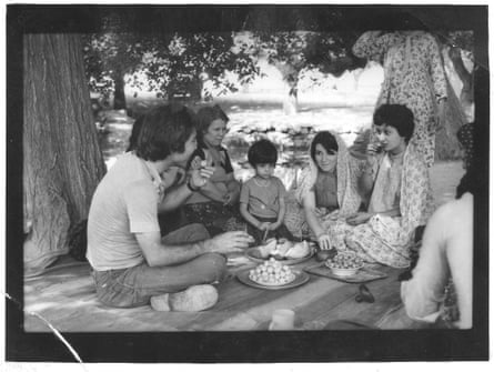 Nayeri’s family having a picnic in Iran in 1976