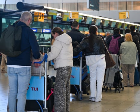 Nightmare' queues and missed flights: a turbulent start to EU entry-exit system | Airline industry | The Guardian Nightmare' queues and missed flights: a turbulent start to EU entry-exit system | Airline industry | The Guardian