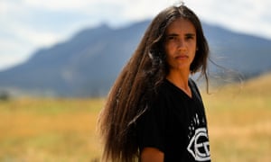 ‘There is so much power in our generation’: Xiuhtezcatl Martinez in Boulder, Colorado.