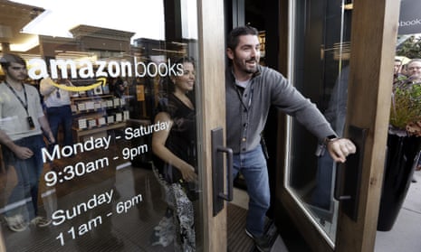 Amazon’s first bricks-and-mortar store, in Seattle