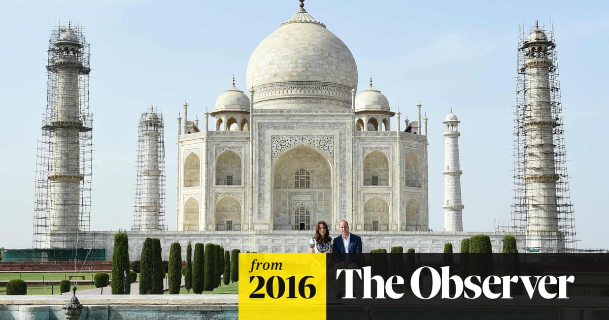 Duke And Duchess Of Cambridge Retrace Steps Of Diana Visit To Taj Mahal Uk News The Guardian