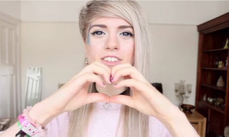 YouTuber Marina Joyce, pictured in her latest video, found herself at the centre of a conspiracy theory.