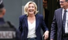 Marine Le Pen says National Rally ‘wishes to govern’ and will only form government if it can act – France election live