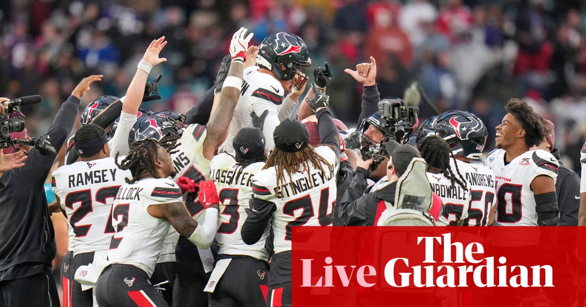 Texans v Jaguars at Wembley: NFL week six – live