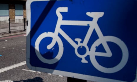 Cycle lane sign