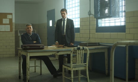 Holt McCallany and Jonathan Groff in season two of Mindhunter.