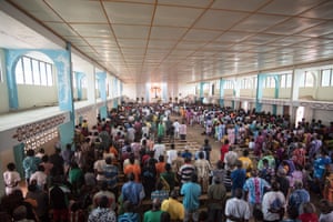 A church in Melsisi would draw a large crowd before the storm.