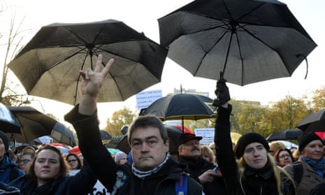 People protest in Poland against abortion laws