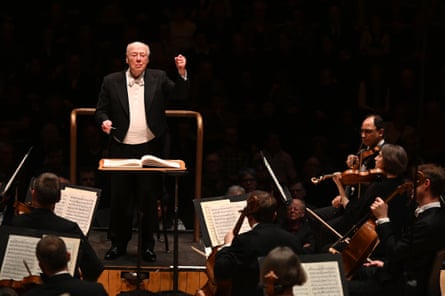 Bernard Haitink conducting the LSO at the Barbican, as part of his 90th birthday celebrations.