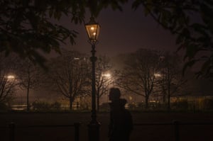 One of a series of photographs by Sarah Lee of London's winter nights