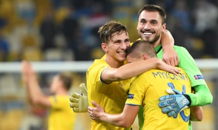 Nations League Ukraine Shock Spain Germany And Switzerland Draw Thriller Nations League The Guardian