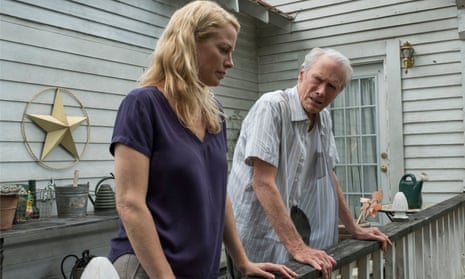 Alison Eastwood as Iris and Clint Eastwood as Earl in The Mule.