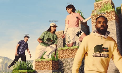Lacoste and Minecraft collaboration.