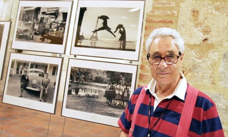 Elliott Erwitt at an exhibition of his work in Perpignan, France, in 2006.