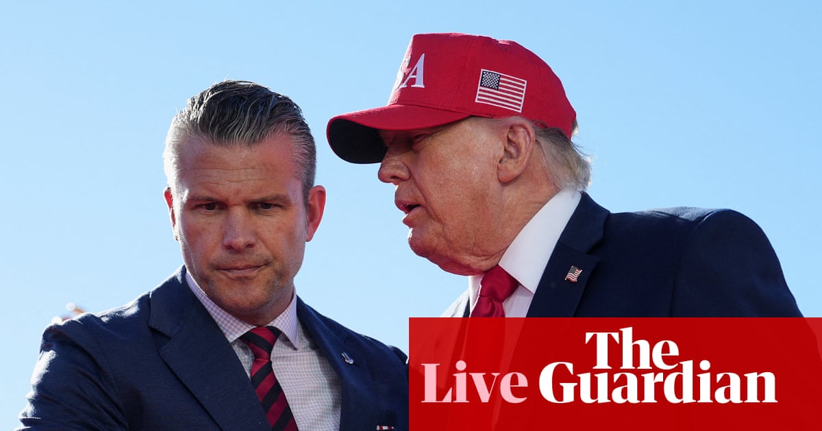 Hegseth falsely claims Obama called 2009 Fort Hood attack ‘workplace violence’ – US politics live