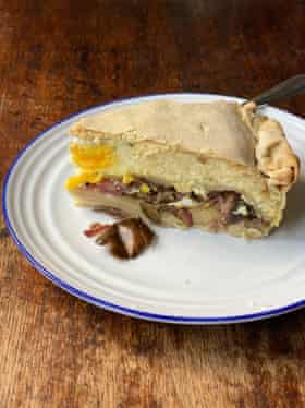 La torta de Fred Plotkin garde le fromage et les légumes séparés.