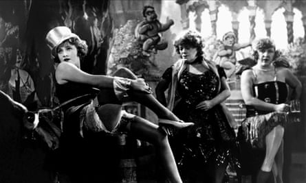 Marlene Dietrich in the film The Blue Angel, set in one of Berlin’s many cabarets in the 1920s.