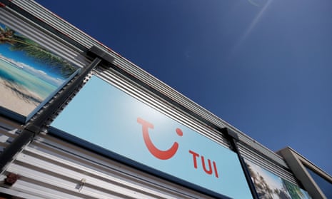 The TUI logo at a travel centre