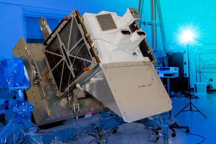 The MethaneSat under construction.
