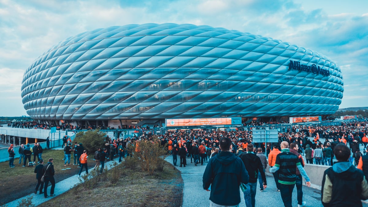 Allianz Arena at Munich with thousands of fans