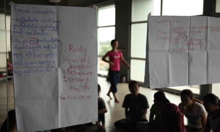 The classes explore gender roles, reproductive health, relationships and gender-based violence