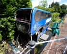 Bus carrying students crashes into river in Hampshire, injuring 17