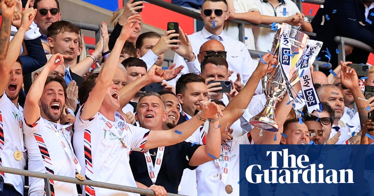 Bolton promoted to Championship after Dalby’s overhead kick floors Stockport